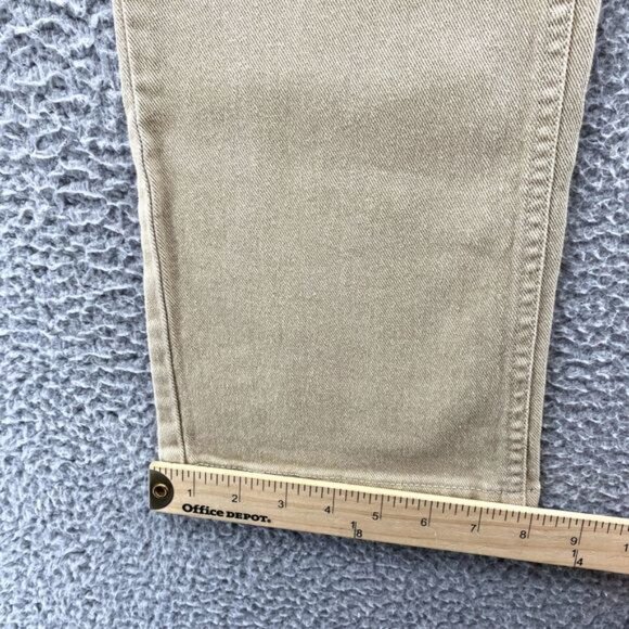 NWOT Brioni Pants Adult 8 Beige Italian Denim Jeans Cotton Stretch Casual Womens - Picture 5 of 13